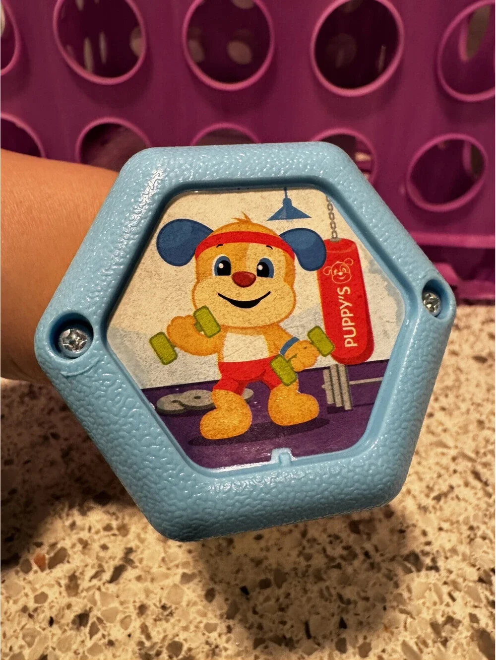 ⭐️Fisher-Price Laugh & Learn Baby To Toddler Toy Countin’ Reps Dumbbell Rattle